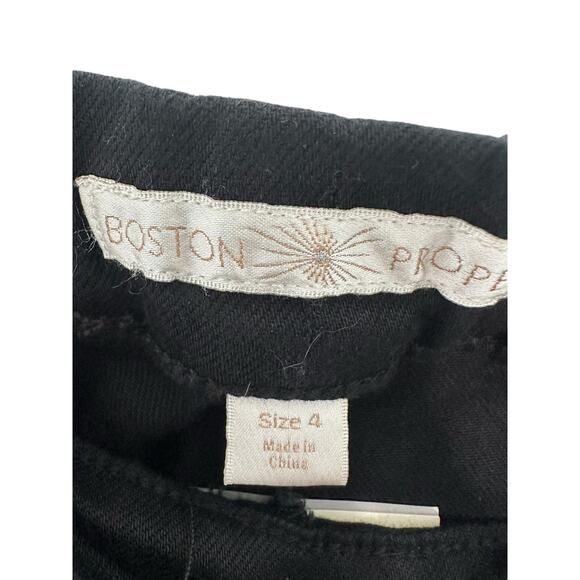 New with Tags Boston Proper Pull On Black So Easy Bootcut Leggings Size 4 - Picture 6 of 10